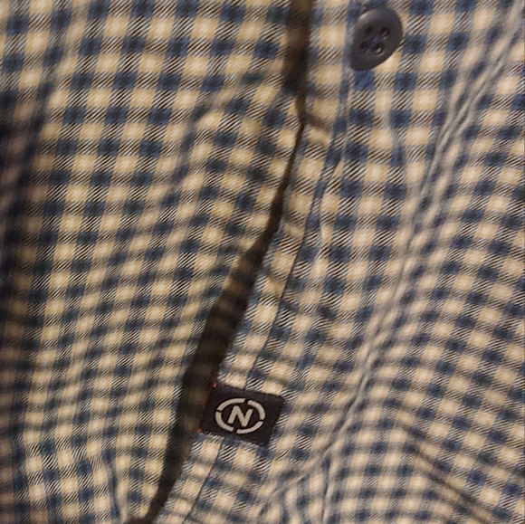 Nautica Size Large long sleeve button up shirt comfy date night fall - Picture 5 of 5